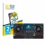 Front side of a product packaging with the brand logo BROTECT. Next to it is the device Numark Mixstream Pro+ shown with the c