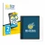 Front side of a product packaging with the brand logo BROTECT. Next to it is the device Boox Tab Ultra C shown with the corres
