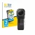 Front side of a product packaging with the brand logo BROTECT. Next to it is the device Insta360 One RS 1-Zoll 360 shown with 