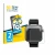 Front side of a product packaging with the brand logo BROTECT. Next to it is the device Vtech Kidizoom Smartwatch MAX shown wi