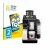 Front side of a product packaging with the brand logo BROTECT. Next to it is the device DeLonghi Rivelia shown with the corres