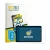 Front side of a product packaging with the brand logo BROTECT. Next to it is the device Peaq PET 10980-F628E shown with the co