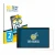 Front side of a product packaging with the brand logo BROTECT. Next to it is the device Garmin DriveSmart 86 MT-S shown with t