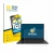 Front side of a product packaging with the brand logo BROTECT. Next to it is the device ASUS ProArt P16 shown with the corresp