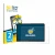Front side of a product packaging with the brand logo BROTECT. Next to it is the device Lenovo Tab Plus 11.5" shown with the c
