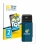 Front side of a product packaging with the brand logo BROTECT. Next to it is the device Verifone T650c shown with the correspo