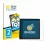 Front side of a product packaging with the brand logo BROTECT. Next to it is the device Shelly Wall Display shown with the cor
