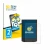 Front side of a product packaging with the brand logo BROTECT. Next to it is the device Vivlio Light HD Color shown with the c