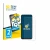 Front side of a product packaging with the brand logo BROTECT. Next to it is the device ZTE Blade A54 shown with the correspon