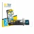 Front side of a product packaging with the brand logo BROTECT. Next to it is the device Anycubic Kobra 3 shown with the corres