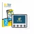 Front side of a product packaging with the brand logo BROTECT. Next to it is the device Skytraxx 5 Mini shown with the corresp