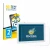 Front side of a product packaging with the brand logo BROTECT. Next to it is the device Amazon Echo Hub 8" shown with the corr