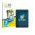 Front side of a product packaging with the brand logo BROTECT. Next to it is the device Amazon Kindle Kids (2024) shown with t