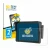 Front side of a product packaging with the brand logo BROTECT. Next to it is the device Carpuride W702B Pro 7" shown with the 