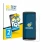 Front side of a product packaging with the brand logo BROTECT. Next to it is the device Crosscall Stellar M6 shown with the co