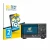 Front side of a product packaging with the brand logo BROTECT. Next to it is the device Rigol DHO914 shown with the correspond