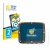 Front side of a product packaging with the brand logo BROTECT. Next to it is the device Ratio iX3M 2 Pro shown with the corres
