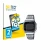 Front side of a product packaging with the brand logo BROTECT. Next to it is the device Casio iconic ABL-100WE-1A shown with t