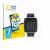 Front side of a product packaging with the brand logo BROTECT. Next to it is the device Amazfit Active 2 (rectangular) shown w