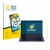 Front side of a product packaging with the brand logo BROTECT. Next to it is the device HP EliteBook Ultra 14 G1i shown with t