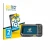 Front side of a product packaging with the brand logo BROTECT. Next to it is the device Teslong NTS500 shown with the correspo