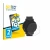 Front side of a product packaging with the brand logo BROTECT. Next to it is the device Crivit Sport-Smartwatch shown with the