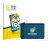Front side of a product packaging with the brand logo BROTECT. Next to it is the device Teclast T65 shown with the correspondi