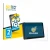 Front side of a product packaging with the brand logo BROTECT. Next to it is the device Carpuride W502BS Pro 5" shown with the