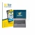 Front side of a product packaging with the brand logo BROTECT. Next to it is the device Tuxedo InfinityBook Pro 14 Gen 10 show