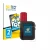 Front side of a product packaging with the brand logo BROTECT. Next to it is the device Garmin inReach Mini 3 Plus shown with 