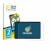 Front side of a product packaging with the brand logo BROTECT. Next to it is the device Lenovo Tab K12 ZAGJ0153SE shown with t
