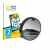 Front side of a product packaging with the brand logo BROTECT. Next to it is the device Roborock Saros Z70 shown with the corr