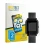 Front side of a product packaging with the brand logo BROTECT. Next to it is the device Bangle.js 2 shown with the correspondi