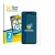 Front side of a product packaging with the brand logo BROTECT. Next to it is the device Huawei Enjoy 60X shown with the corres