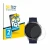 Front side of a product packaging with the brand logo BROTECT. Next to it is the device Amazfit Active 3 Premium shown with th