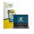Front side of a product packaging with the brand logo BROTECT. Next to it is the device HP EliteBook 250RT G9 shown with the c