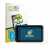 Front side of a product packaging with the brand logo BROTECT. Next to it is the device Atomos Ninja RAW 5" shown with the cor