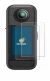 Image of the device Akaso 360 with a wide variety of screen protectors.