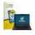 Front side of a product packaging with the brand logo BROTECT. Next to it is the device Lenovo ThinkPad E14 Gen 8 shown with t