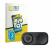 Front side of a product packaging with the brand logo BROTECT. Next to it is the device Insta360 Link 2C (Lens) shown with the