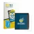 Front side of a product packaging with the brand logo BROTECT. Next to it is the device PocketBook Era Lite shown with the cor
