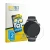 Front side of a product packaging with the brand logo BROTECT. Next to it is the device Xiaomi Watch S5 shown with the corresp