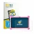 Front side of a product packaging with the brand logo BROTECT. Next to it is the device Ascrecem KIDS710 7" shown with the cor