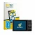 Front side of a product packaging with the brand logo BROTECT. Next to it is the device Canon IXUS 285 HS A shown with the cor