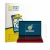 Front side of a product packaging with the brand logo BROTECT. Next to it is the device HP Scuderia Ferrari Notebook shown wit