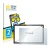 Front side of a product packaging with the brand logo BROTECT. Next to it is the device shown with the corresponding screen pr