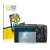 Front side of a product packaging with the brand logo BROTECT. Next to it is the device Ricoh GR II 2015 shown with the corres