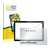 Front side of a product packaging with the brand logo BROTECT. Next to it is the device shown with the corresponding screen pr