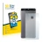 Front side of a product packaging with the brand logo BROTECT. Next to it is the device Huawei P9 Plus (Back) shown with the c