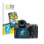 Front side of a product packaging with the brand logo BROTECT. Next to it is the device Fujifilm GFX50S shown with the corresp